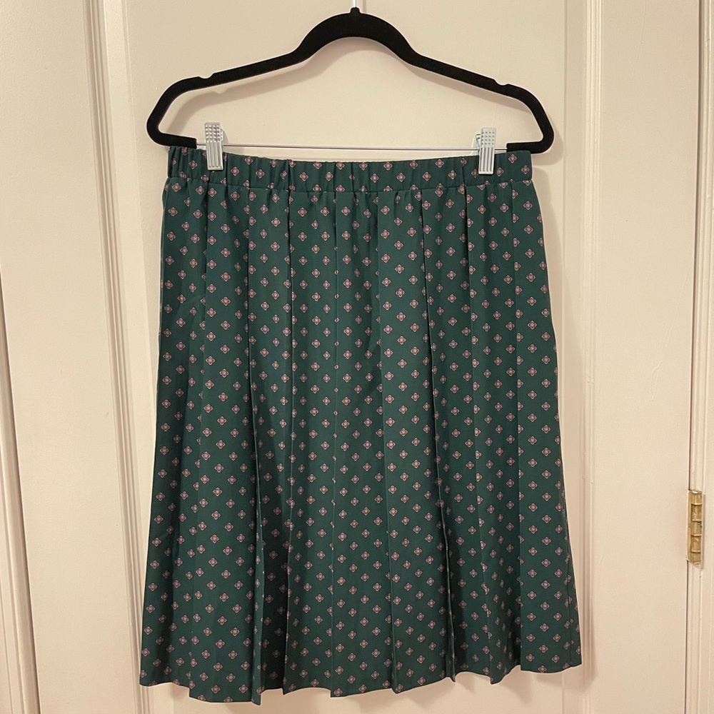 Cooperative pleated skirt. Size L. Vintage